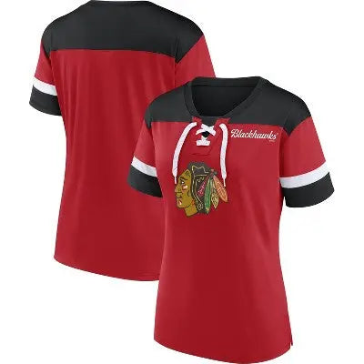 NHL Chicago Blackhawks Women's Fashion Jersey: Stylish Comfort in Polyester NHLBullseye Deals