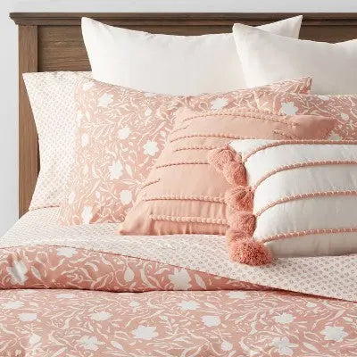 New - 12pc Floral Boho Comforter & Sheets Set - Threshold ThresholdBullseye Deals