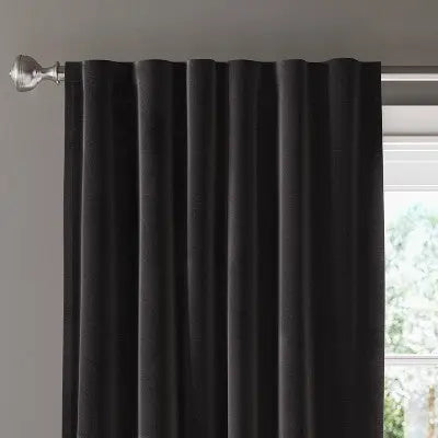 New - 1pc Velvet Blackout Window Curtain Panel - Threshold ThresholdBullseye Deals