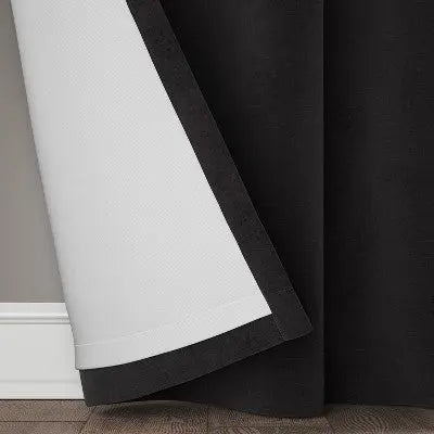 New - 1pc Velvet Blackout Window Curtain Panel - Threshold ThresholdBullseye Deals