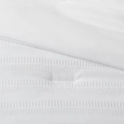 New - 5pc Westmont Waffle Stripe Comforter Bedding Set - Threshold ThresholdBullseye Deals