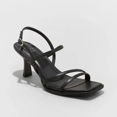 New - A New Day Women's 3" Chunky Block Kitten High Heel Sandals A New DayBullseye Deals