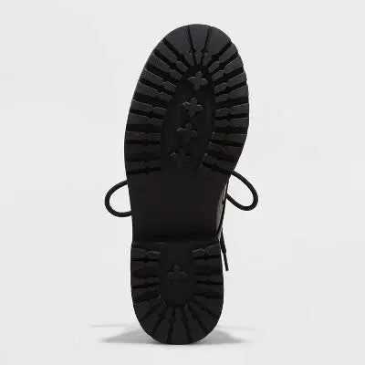 New - A New Day Women's Faux Leather Lace-Up Casual Flats Round Toe A New DayBullseye Deals