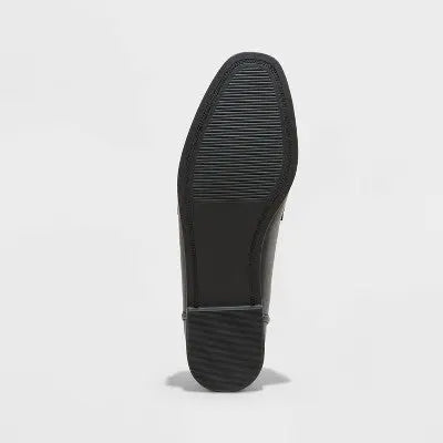 New - A New Day Women's Faux Leather Slip On Loafer Flats Almond Toe Memory Foam A New DayBullseye Deals