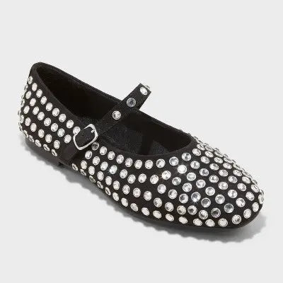 New - A New Day Women's Pull-On Instep Strap Casual Mary Jane Ballet Flats A New DayBullseye Deals