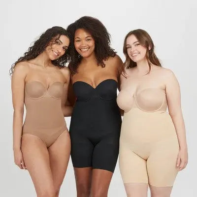 New - ASSETS by SPANX Women's Remarkable Results High-Waist Mid-thigh Shaper ASSETS by SPANXBullseye Deals