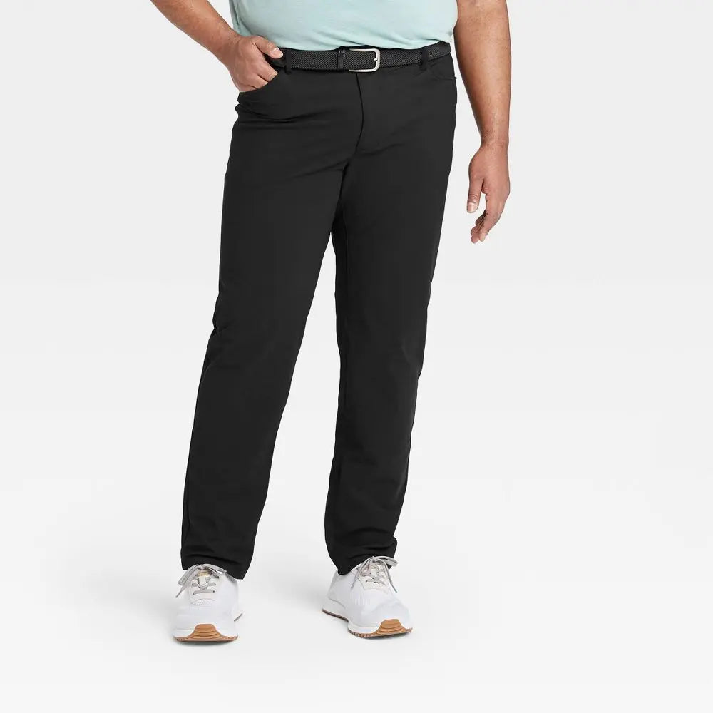 New - All In Motion Men's Big & Tall Golf Pants Straight Leg UPF 50+ Pants Travel All in MotionBullseye Deals