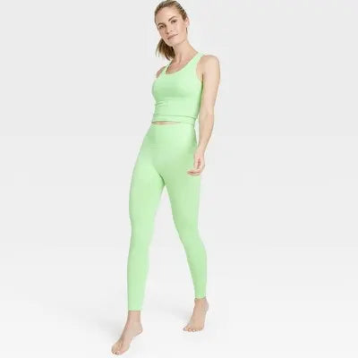 New - All In Motion Women's Leggings Regular Fit Ankle Moisture Wicking Yoga Workout All in MotionBullseye Deals