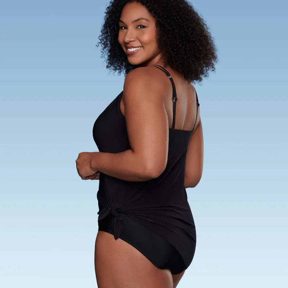 New - Aqua Green Women's High Neck Swim Dress One Piece Swimsuit UPF 50+ Aqua GreenBullseye Deals