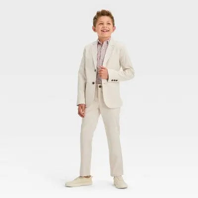 New - Boys' Dobby Blazer - Cat & Jack Light Cat & JackBullseye Deals