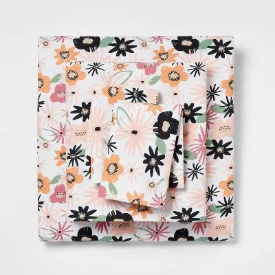 New - Easy Care Printed Pattern Sheet Set - Room Essentials Room EssentialsBullseye Deals
