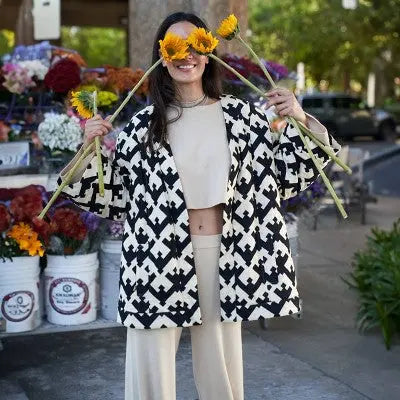 New - Future Collective Jenny K Lopez Women's Plus Oversized Quilted Jacket Future Collective w/Jenny K LopezBullseye Deals