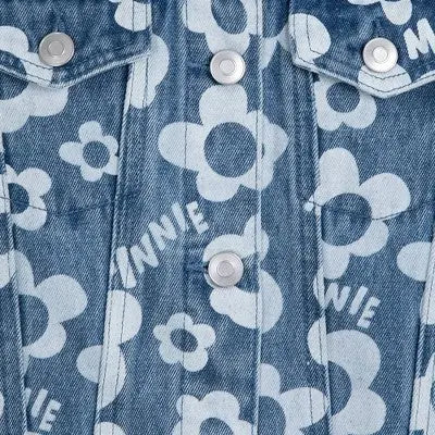 New - Girls' Minnie Mouse Denim Jacket - - Disney Store Disney