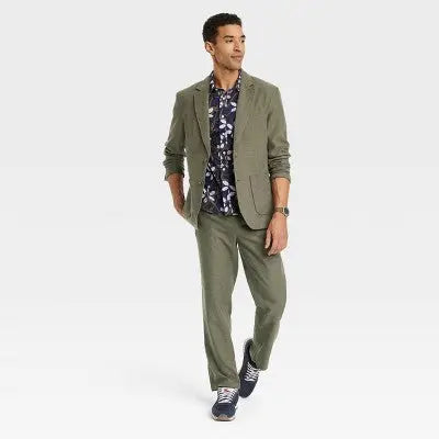 New - Goodfellow & Co Men's Button Up Linen-Blend Blazer Jacket Business Casual Goodfellow & CoBullseye Deals