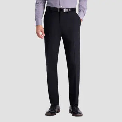 New - Haggar H26 Men's Mid Rise Slim Fit Full Suit Pants Lightweight Haggar H26Bullseye Deals