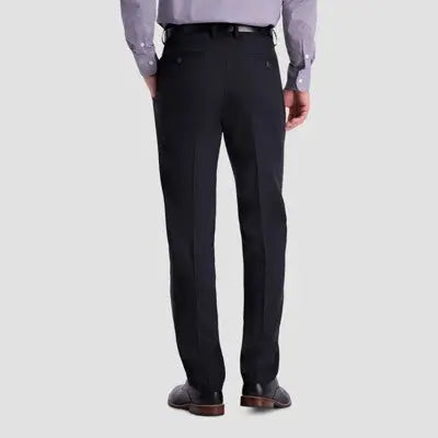 New - Haggar H26 Men's Mid Rise Slim Fit Full Suit Pants Lightweight Haggar H26Bullseye Deals