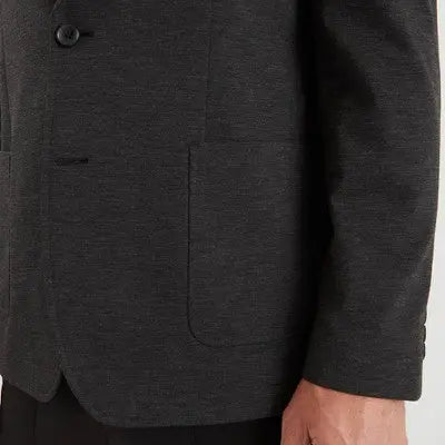 New - Haggar H26 Men's Tailored Fit Blazer - Heather Haggar H26Bullseye Deals