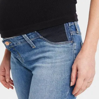 New - Isabel Maternity by Ingrid & High Rise Fit Ankle Bootcut Jeans Isabel Maternity by Ingrid & IsabelBullseye Deals