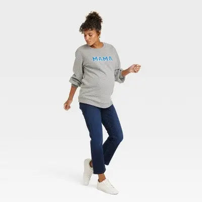 New - Isabel Maternity by Ingrid & High Rise Fit Ankle Bootcut Jeans Isabel Maternity by Ingrid & IsabelBullseye Deals
