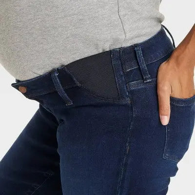 New - Isabel Maternity by Ingrid & High Rise Fit Ankle Bootcut Jeans Isabel Maternity by Ingrid & IsabelBullseye Deals