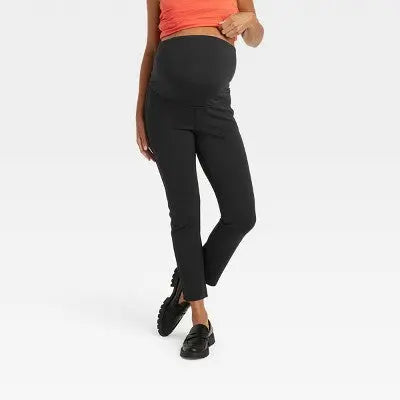 New - Isabel Maternity by Ingrid & High Rise Standard Fit Ankle Ponte Pants Isabel Maternity by Ingrid & IsabelBullseye Deals
