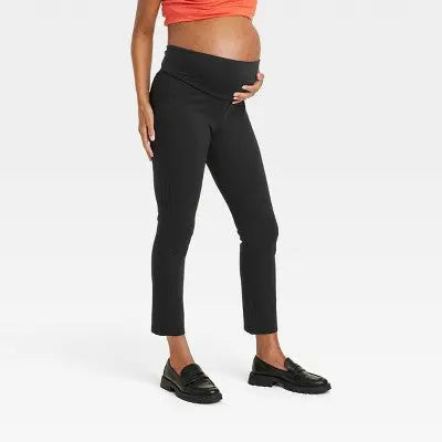 New - Isabel Maternity by Ingrid & High Rise Standard Fit Ankle Ponte Pants Isabel Maternity by Ingrid & IsabelBullseye Deals