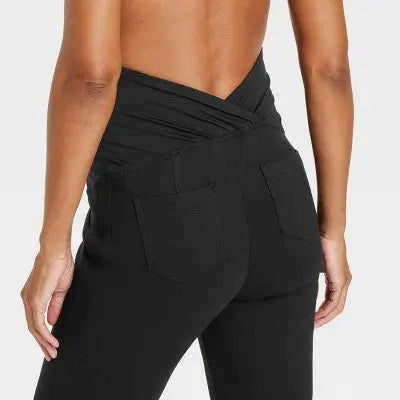 New - Isabel Maternity by Ingrid & High Rise Standard Fit Ankle Ponte Pants Isabel Maternity by Ingrid & IsabelBullseye Deals
