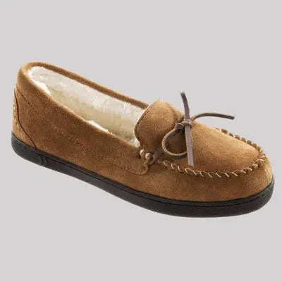 New - Isotoner Women's Genuine Suede Moccasin Slippers IsotonerBullseye Deals