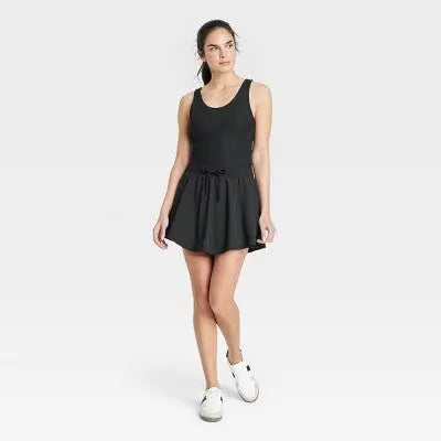 New - JoyLab Women's Athletic Active Romper Mini Skirt with Shorts Skorts JoyLabBullseye Deals