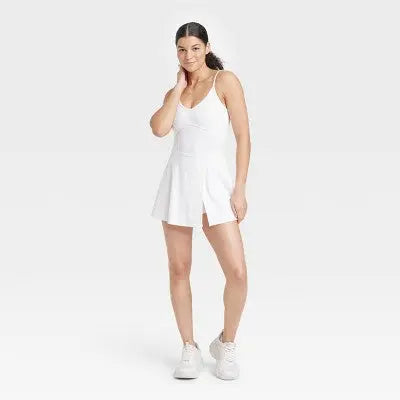 New - JoyLab Women's Corset Detail Athletic Active Dress with Shorts Pockets JoyLabBullseye Deals
