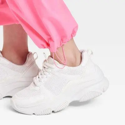 New - JoyLab Women's Mid-Rise Parachute Pants Relaxed Fit Casual Activewear JoyLabBullseye Deals