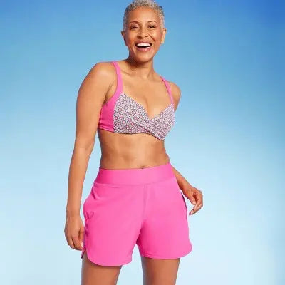 New - Lands' End Women's Swim Shorts Swimwear Bottom Board Shorts Swimsuits UPF 50+ Lands' EndBullseye Deals