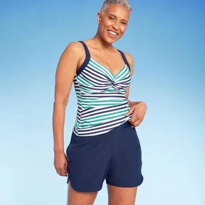 New - Lands' End Women's Swim Shorts Swimwear Bottom Board Shorts Swimsuits UPF 50+ Lands' EndBullseye Deals