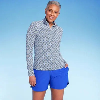 New - Lands' End Women's Swim Shorts Swimwear Bottom Board Shorts Swimsuits UPF 50+ Lands' EndBullseye Deals