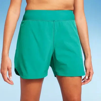 New - Lands' End Women's Swim Shorts Swimwear Bottom Board Shorts Swimsuits UPF 50+ Lands' EndBullseye Deals