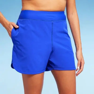 New - Lands' End Women's Swim Shorts Swimwear Bottom Board Shorts Swimsuits UPF 50+ Lands' EndBullseye Deals