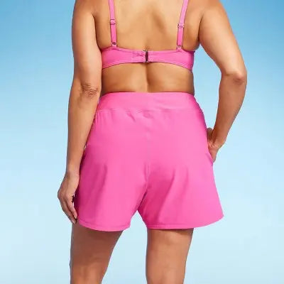 New - Lands' End Women's Swim Shorts Swimwear Bottom Board Shorts Swimsuits UPF 50+ Lands' EndBullseye Deals