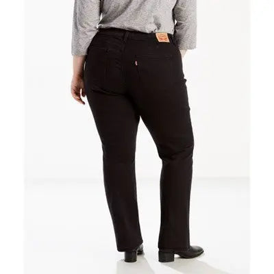 New - Levi's Women's Plus Size Mid-Rise Classic Straight Jeans - Soft Levi'sBullseye Deals