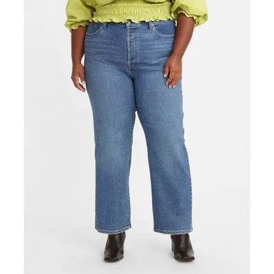 New - Levi's Women's Plus Size Ultra-High Rise Ribcage Straight Jeans Levi's