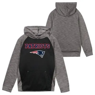 New - NF New England Patriots Boys' ong Sleeve Hooded Sweatshirt NFLBullseye Deals