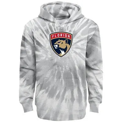 New - NHL Florida Panthers Boys' Tie-Dye Logo Hooded Sweatshirt - XS Florida PanthersBullseye Deals
