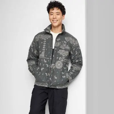 New - Original Use Men's Button Up Winter Flannel Shirt Jacket Quilted Full Lining Original UseBullseye Deals