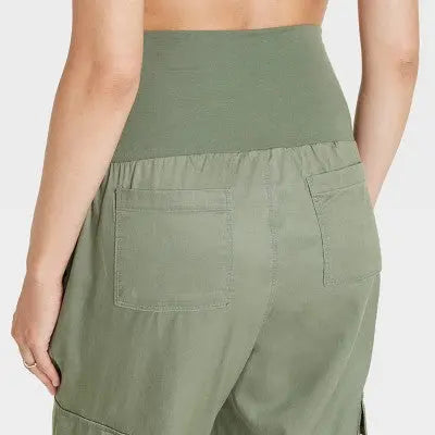 New - Over Belly High-Rise Maternity Joggers - Isabel Maternity by Ingrid & Isabel Isabel Maternity by Ingrid & IsabelBullseye Deals