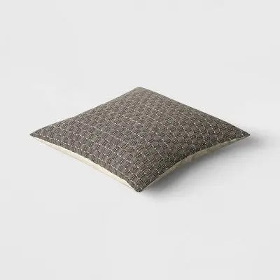 New - Oversized Textural Woven Square Throw Pillow - Threshold ThresholdBullseye Deals