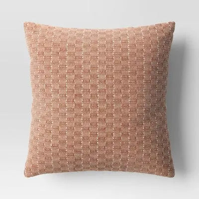 New - Oversized Textural Woven Square Throw Pillow - Threshold ThresholdBullseye Deals
