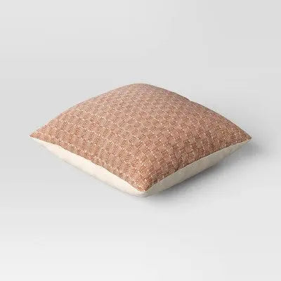 New - Oversized Textural Woven Square Throw Pillow - Threshold ThresholdBullseye Deals