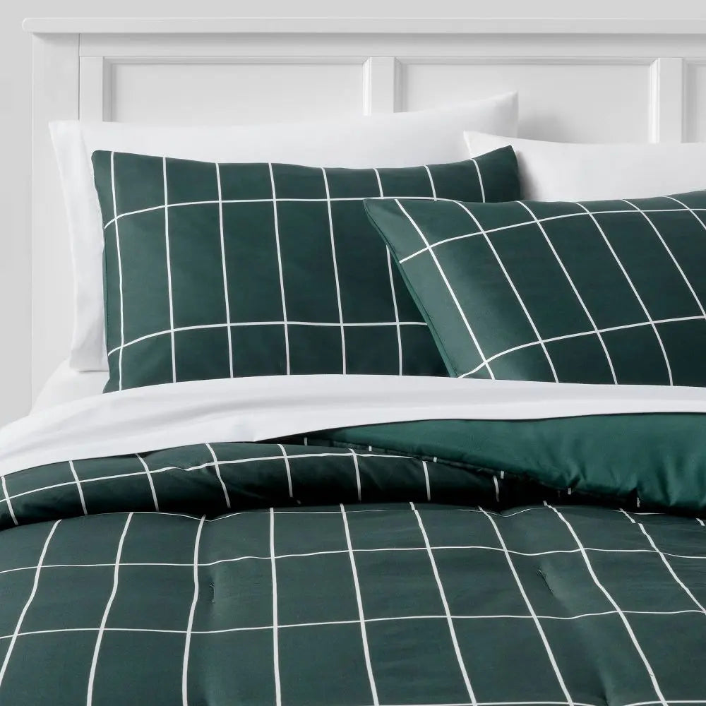New - Room Essentials 7-Piece Comforter & Sheet Set Contemporary Room EssentialsBullseye Deals