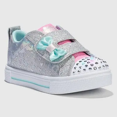 New - S SPORT BY SKECHERS Toddler Mesh Glitter Sneakers Light Up Rhinestone Bow-Tie S SPORT BY SKECHERSBullseye Deals