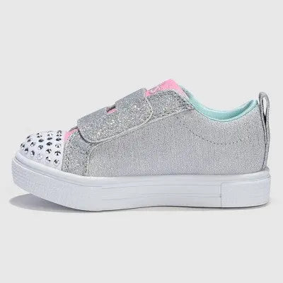 New - S SPORT BY SKECHERS Toddler Mesh Glitter Sneakers Light Up Rhinestone Bow-Tie S SPORT BY SKECHERSBullseye Deals