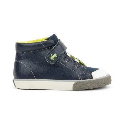 New - See Kai Run Basics Toddler Boys' High Top PU Leather Playground Sneakers See Kai Run BasicsBullseye Deals